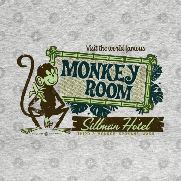 World Famous Monkey Room Vintage Spokane Washington by StudioPM71